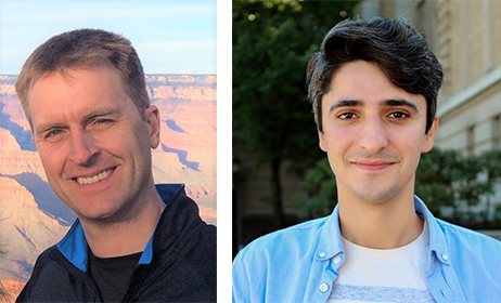 head shots of Matt and Kianoush