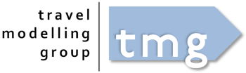 Travel Modelling Group logo and wordmark