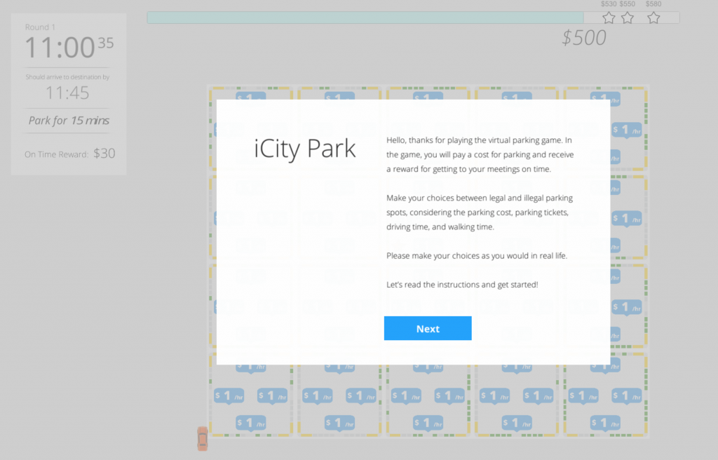 Screenshot from iCity Park game