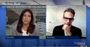screen shot of Global News interview with Richard Florida