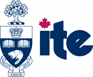 U of T crest with ITE crest