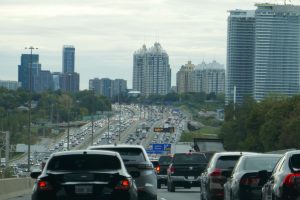 congested Toronto highway