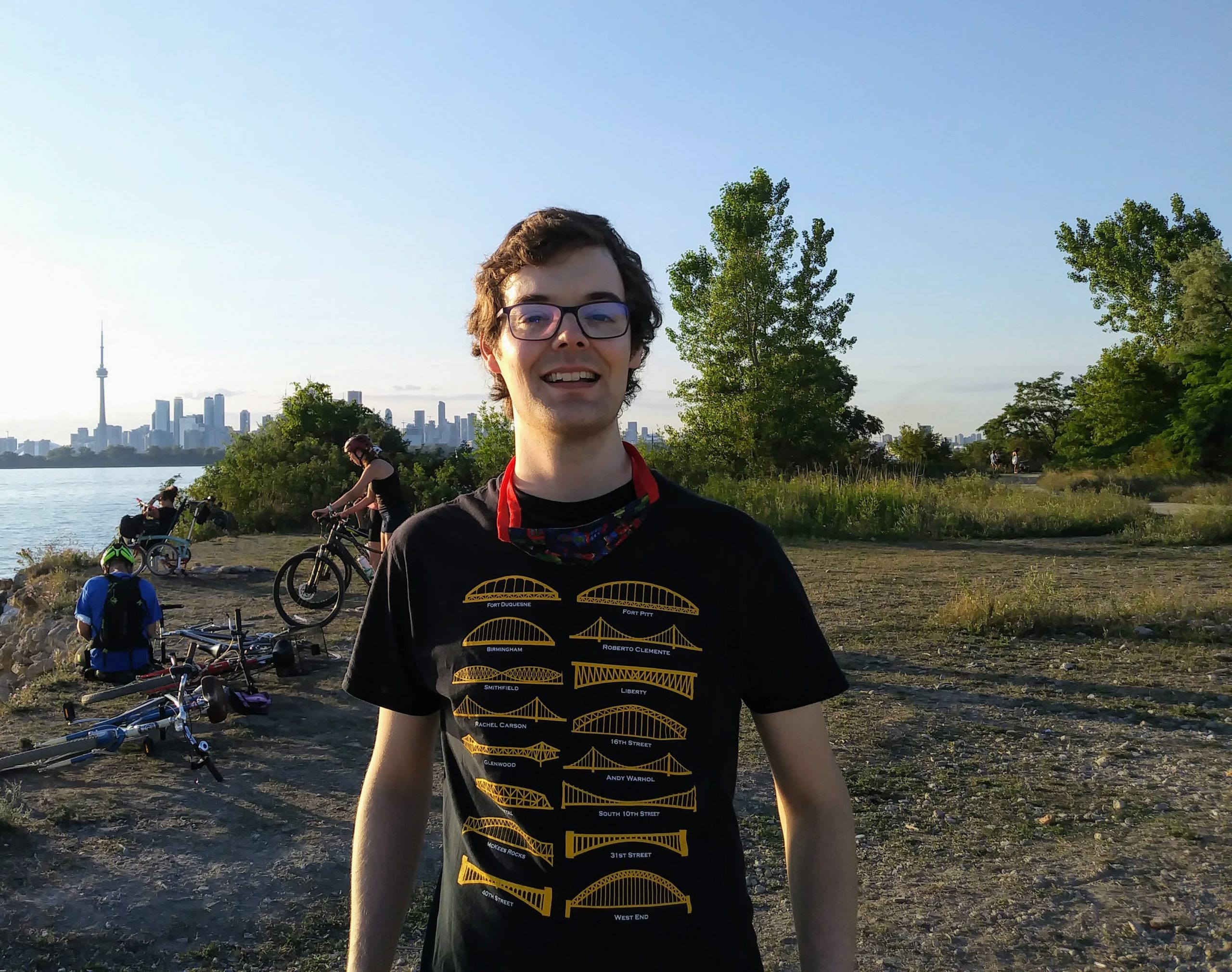 Jason Hawkins with Toronto skyline background