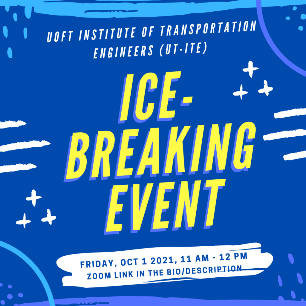 Ice-breaking event flyer