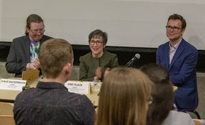 panel discussion of three
