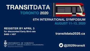 TransitData 2020 conference logo and text
