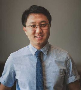 head shot of Professor Jue Wang