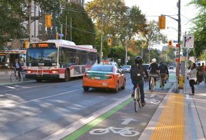 Toronto bike lanes, Sherbourne Street by Municipal Affairs and Housing