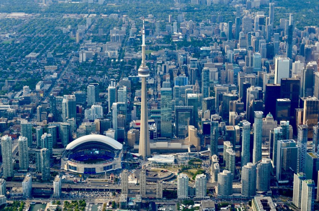 Toronto aerial view