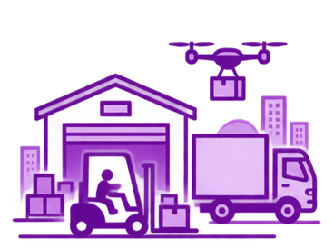 Freight and Logistics illustration